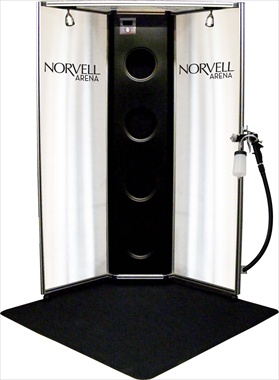 Norvell&#174; Arena Overspray Reduction Booth W/Mirrors NVY04