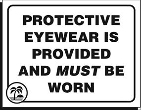 Free Eyewear  Large  Acrylic Sign 8&#189; ˝&#215; 11˝ SGR04