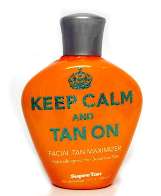 Keep Calm &amp; Tan On Facial Tanner SUK01
