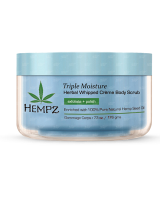 Hempz Triple Moisture Herbal Whipped Creme Sugar Body Scrub W16HZW17