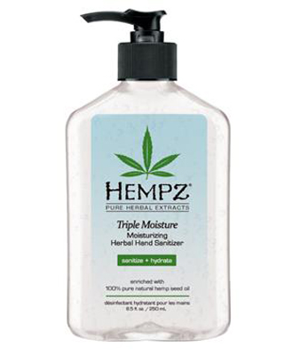 Hempz Triple Moisture Moisturizing Herbal Hand Sanitizer pkt W16HZM13M