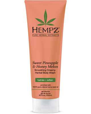 Hempz Sweet Pineapple &amp; Honey Melon Smoothing Creamy Herbal Body Wash H-HSPHMSCHBW