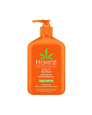 Hempz Yuzu &amp; Starfruit Daily Herbal Body Moisturizer with SPF 30 H-HYSDHBMS30