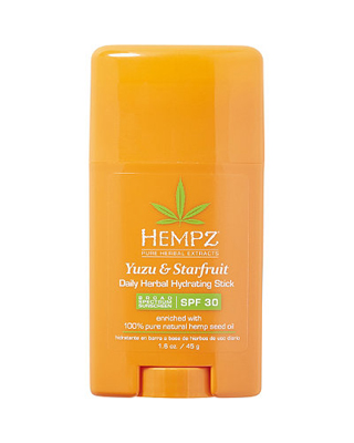Hempz Yuzu &amp; Starfruit Daily Herbal Hydrating Stick with SPF 30 HYSDHHS30