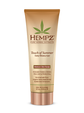 Hempz Touch of Summer Moisturizer Medium Skin Tones HZT02